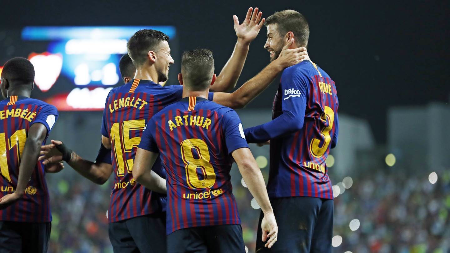 صور مباراة : برشلونة - إشبيلية 2-1 ( 13-08-2018 )  95762534