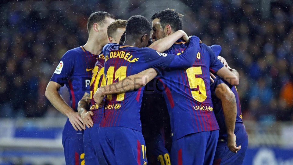 صور مباراة : ريال سوسيداد - برشلونة 2-4 ( 14-01-2018 )  66254446