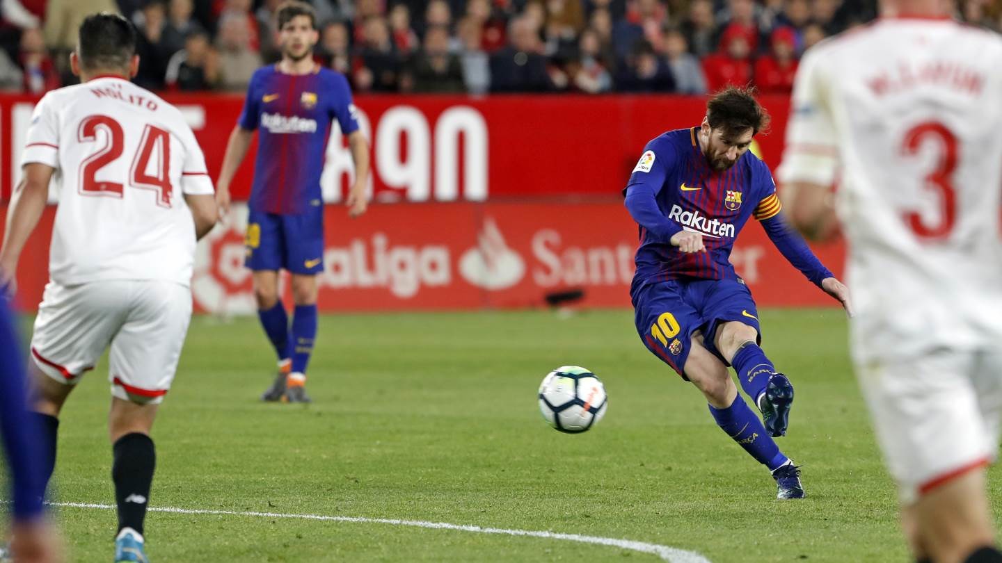 صور مباراة : إشبيلية - برشلونة 2-2 ( 31-03-2018 )  76293998