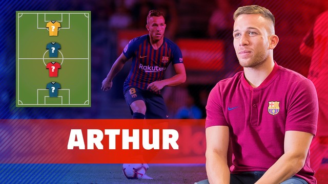 Arthur explica quins són els seus ídols futbolístics