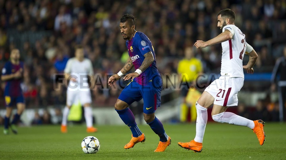 صور مباراة : برشلونة - روما 4-1 ( 04-04-2018 )  76920957