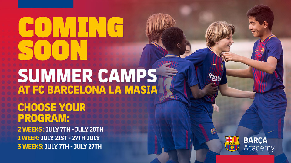 FC Barcelona organizing first residential summer camp at Club training