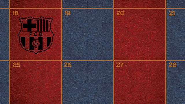 Club Match Schedule - FC Barcelona