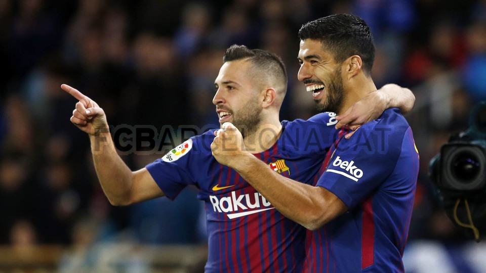 صور مباراة : ريال سوسيداد - برشلونة 2-4 ( 14-01-2018 )  66254231