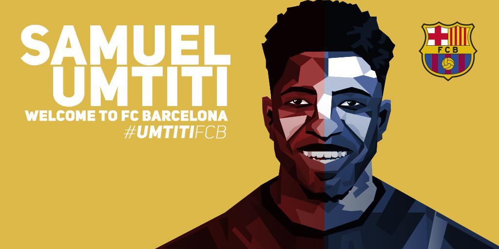 Maillot Extérieur FC Barcelona Umtiti