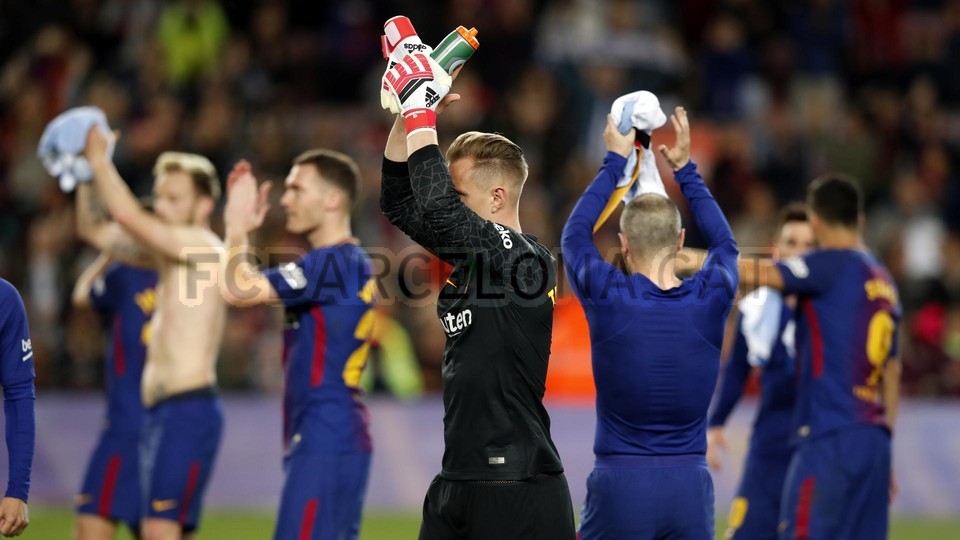 صور مباراة : برشلونة - ليغانيس 3-1 ( 07-04-2018 )  77405868