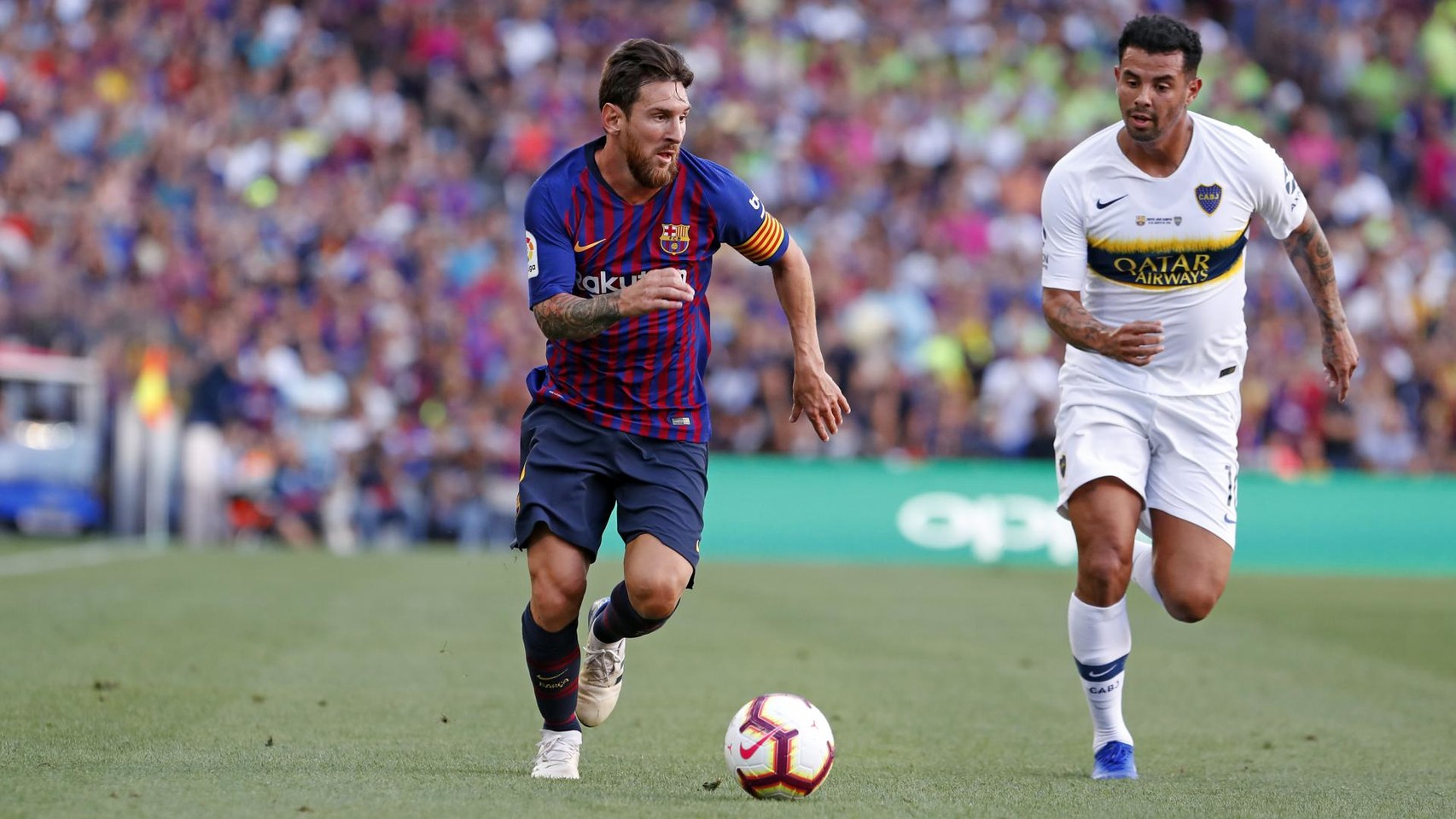 صور مباراة : برشلونة - بوكا جونيورز ( 16-08-2018 )  95974328