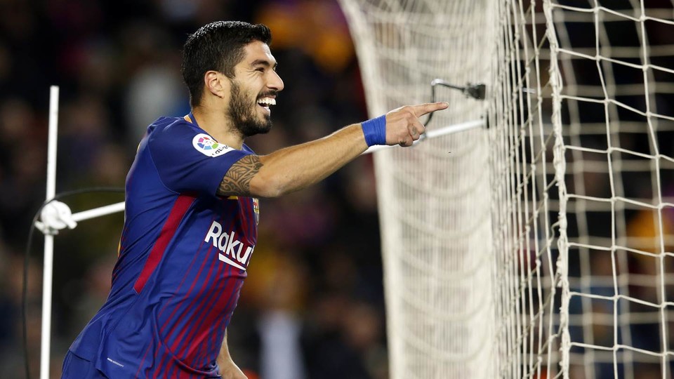 Luis Suárez scored the only goal of the night