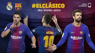 Get immersed in the excitement of the December 23rd El Clásico, the final match of 2017 for both FC Barcelona and Real Madrid!
