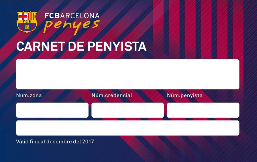 This is what the new 2017 Supporters Club member ID card will look like! - FC Barcelona