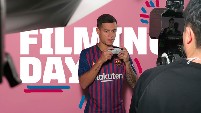 Um dia de filmagens na Cidade Esportiva Joan Gamper