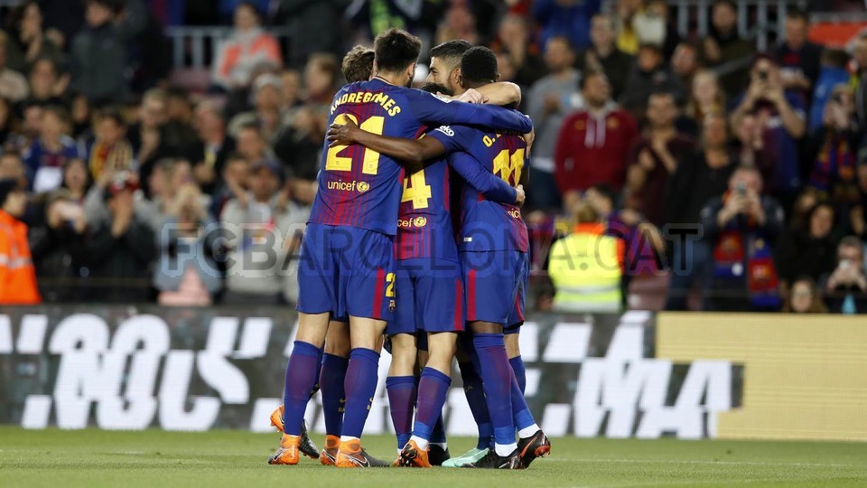 صور مباراة : برشلونة - ليغانيس 3-1 ( 07-04-2018 )  77379074