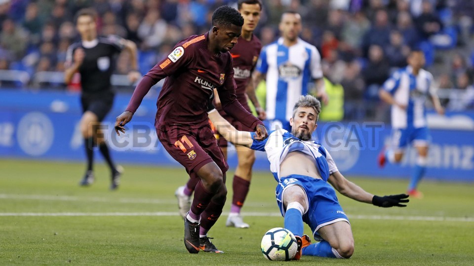 صور مباراة : ديبورتيفو لاكورنيا - برشلونة 2-4 ( 29-04-2018 )  80787915