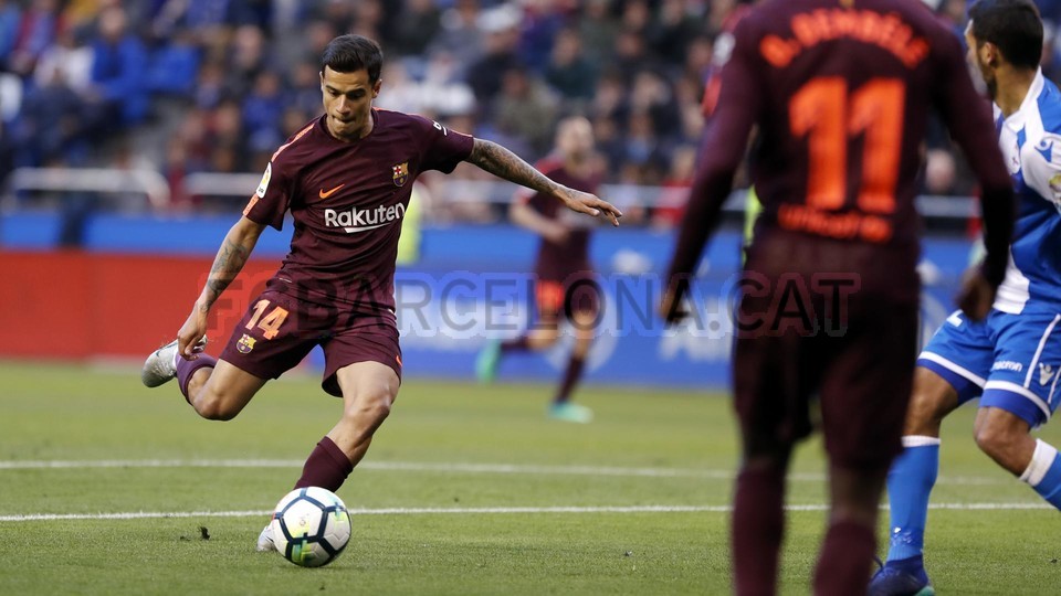 صور مباراة : ديبورتيفو لاكورنيا - برشلونة 2-4 ( 29-04-2018 )  80787921