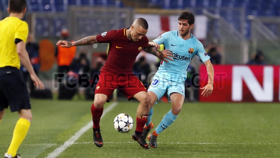 صور مباراة : روما - برشلونة 3-0 ( 10-04-2018 )  77807834