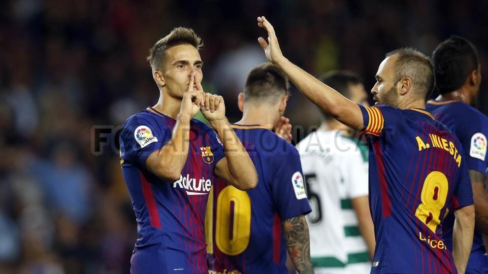 صور مباراة : برشلونة - ايبار 6-1 ( 20-09-2017 )  54809313