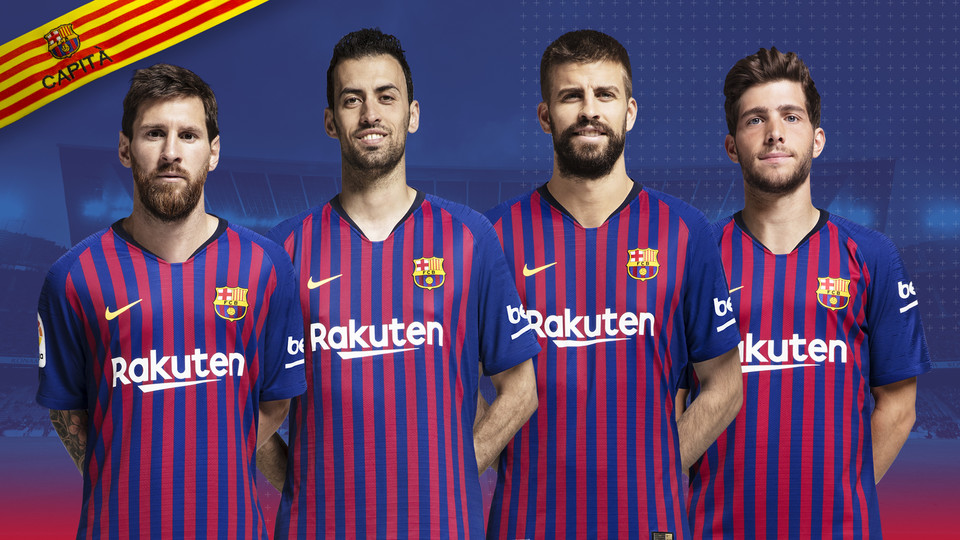 Les nouveaux capitaines du Barça