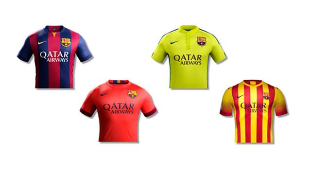 Complete Collection Of Official Shirts - FC Barcelona