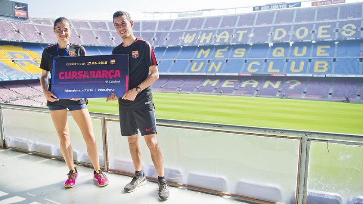 Mohamed Zarhouny i Marta Galimany, els guanyadors de la Cursa Barça CaixaBank 2018