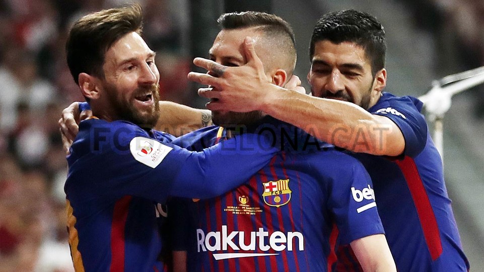 صور مباراة : برشلونة - إشبيلية 5-0 ( 21-04-2018 )  79830809