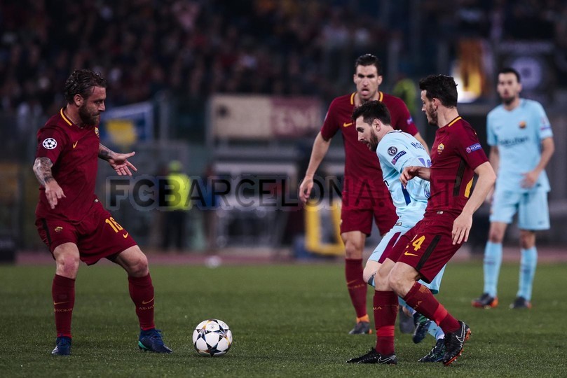 صور مباراة : روما - برشلونة 3-0 ( 10-04-2018 )  77807871