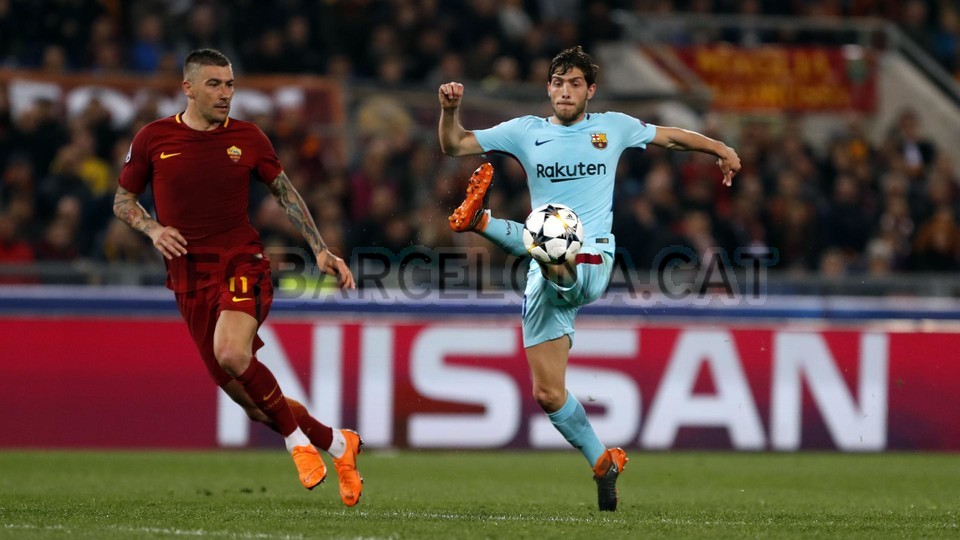 صور مباراة : روما - برشلونة 3-0 ( 10-04-2018 )  77819936