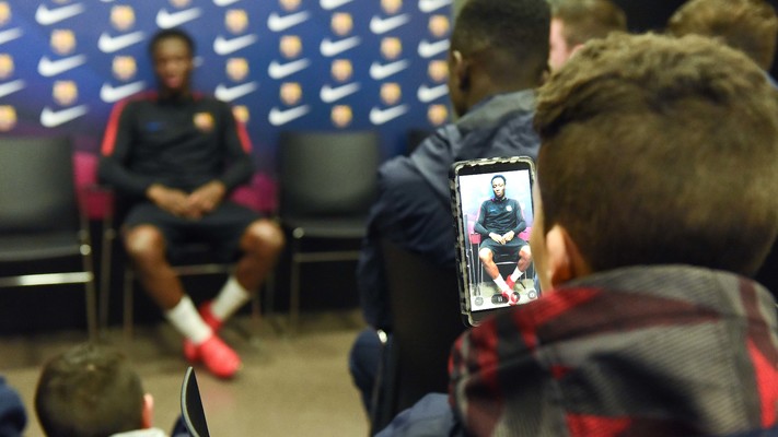 La FCB Escola Canada à la Masia - Rencontre avec Ballou