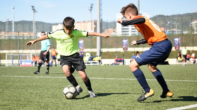 Players at the Barça Academy in Charlotte, one of the longest running US projects