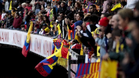 Locura en el Camp Nou por Yerry Mina