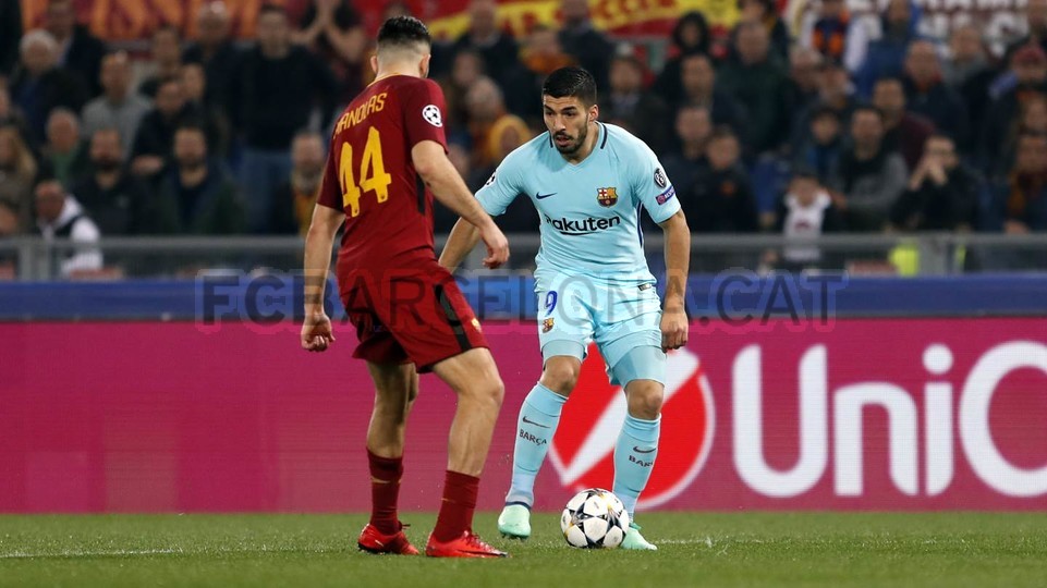 صور مباراة : روما - برشلونة 3-0 ( 10-04-2018 )  77807666
