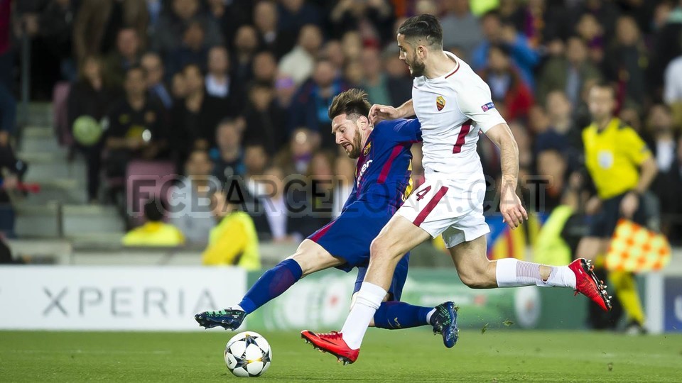 صور مباراة : برشلونة - روما 4-1 ( 04-04-2018 )  76920885
