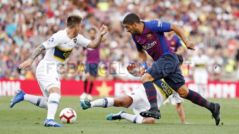 صور مباراة : برشلونة - بوكا جونيورز ( 16-08-2018 )  95974966