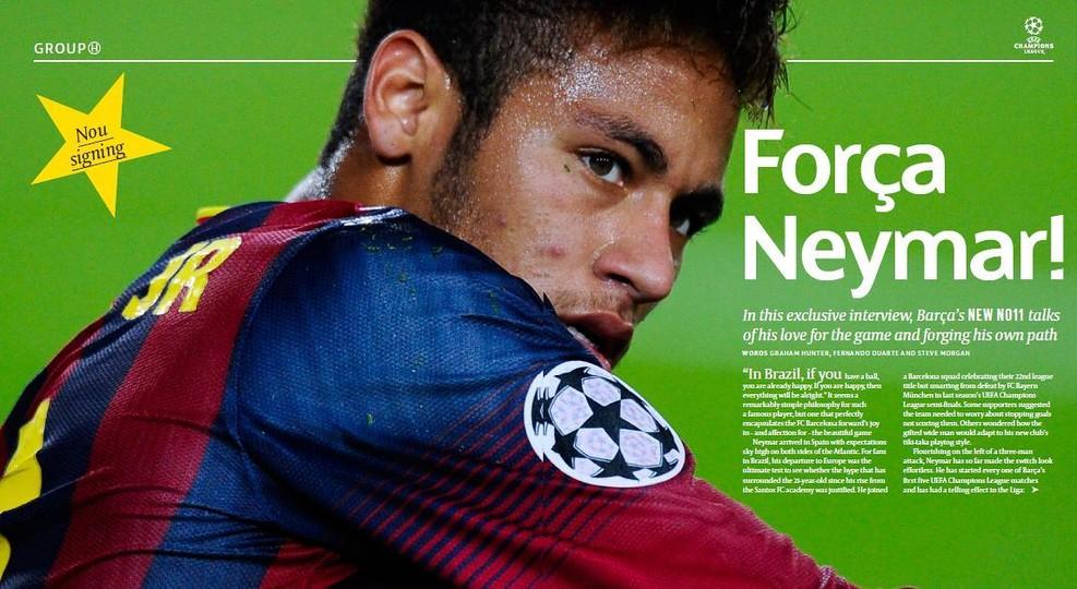  Neymar  Saya harap dapat menjadi besar seperti Rom rio 