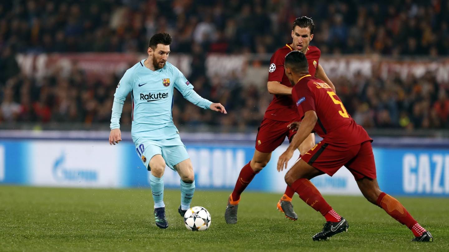 صور مباراة : روما - برشلونة 3-0 ( 10-04-2018 )  77807678