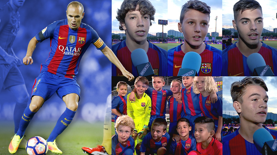 FC Barcelona academy players shower Iniesta with praise after new ...