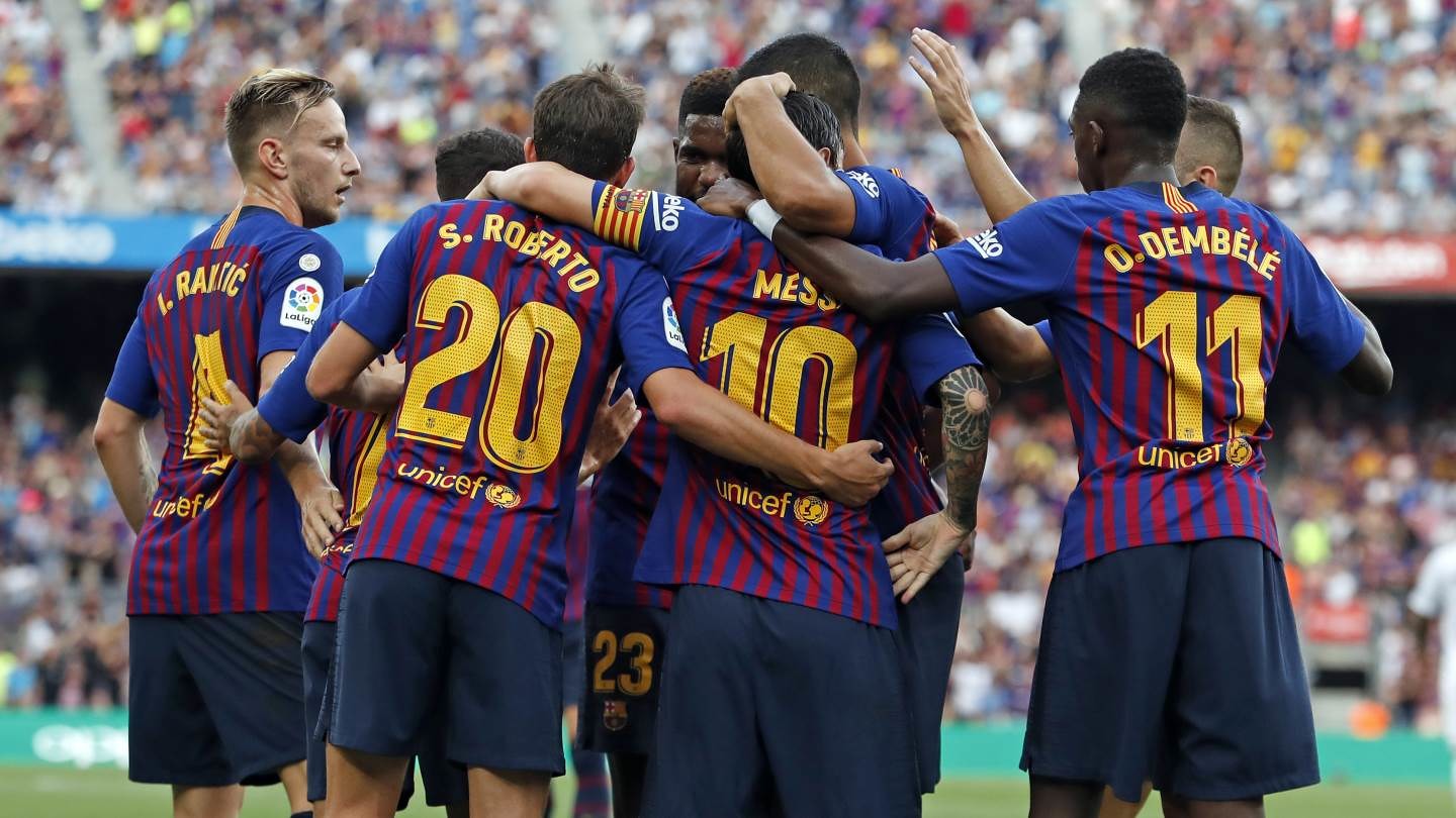 صور مباراة : برشلونة - هويسكا 8-2 ( 02-09-2018 )  97425731