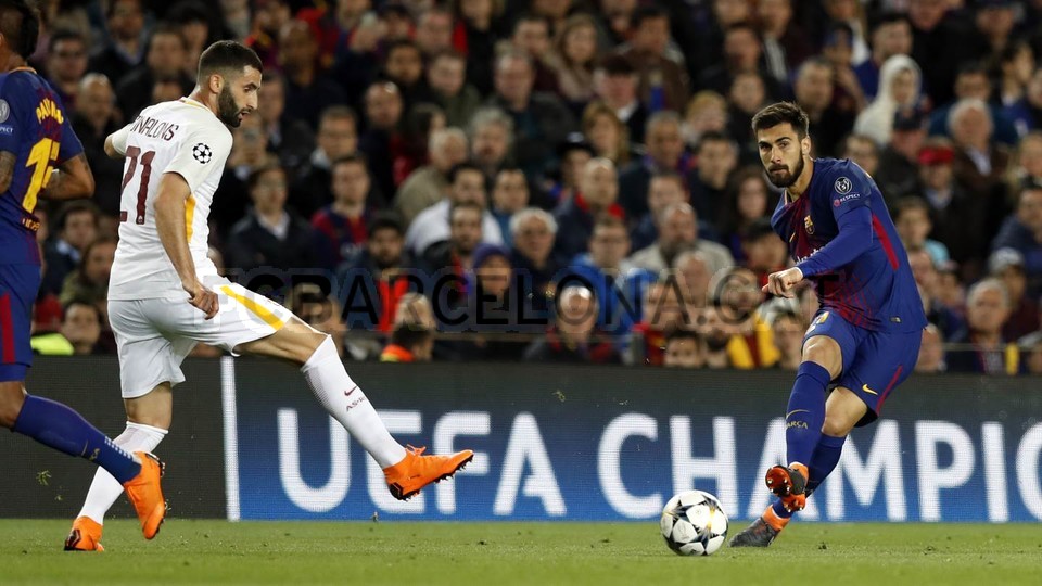 صور مباراة : برشلونة - روما 4-1 ( 04-04-2018 )  76920133