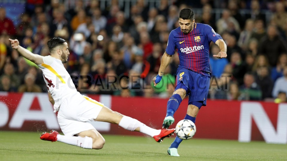 صور مباراة : برشلونة - روما 4-1 ( 04-04-2018 )  76891980