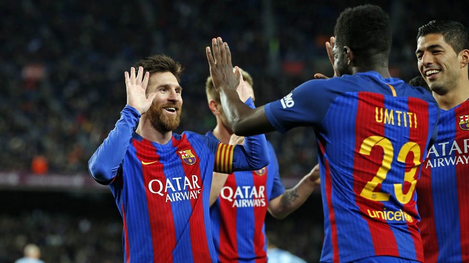 Maillot Domicile FC Barcelona Umtiti Maillot Domicile FC Barcelona Umtiti
