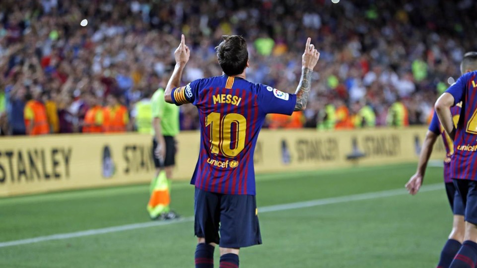 Leo Messi scored goal number 5,000 in the league and now has scored number 6,000 too