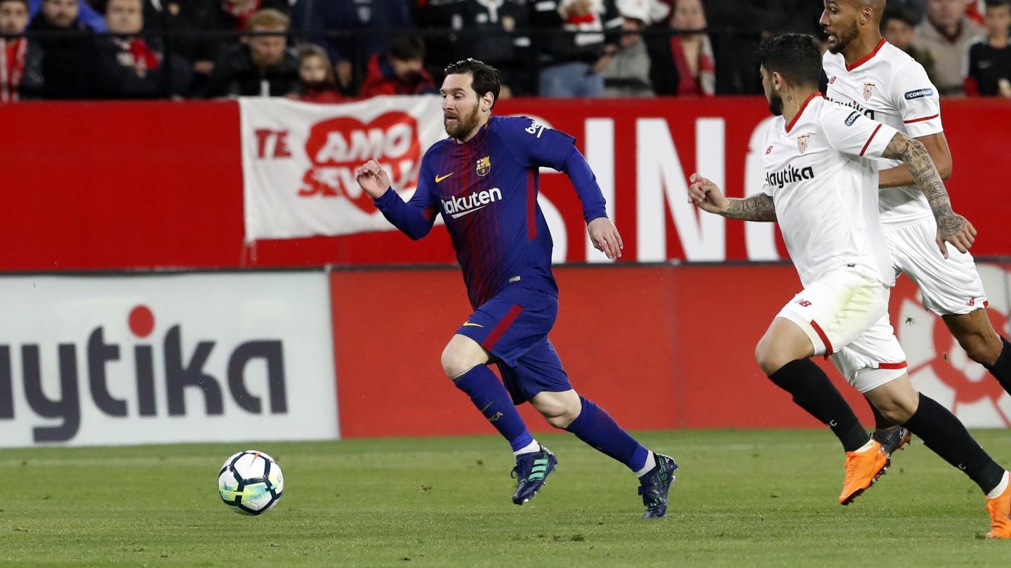صور مباراة : إشبيلية - برشلونة 2-2 ( 31-03-2018 )  76293968