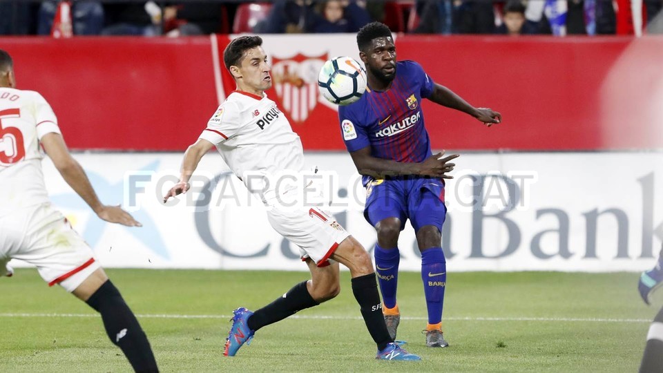 صور مباراة : إشبيلية - برشلونة 2-2 ( 31-03-2018 )  76273494