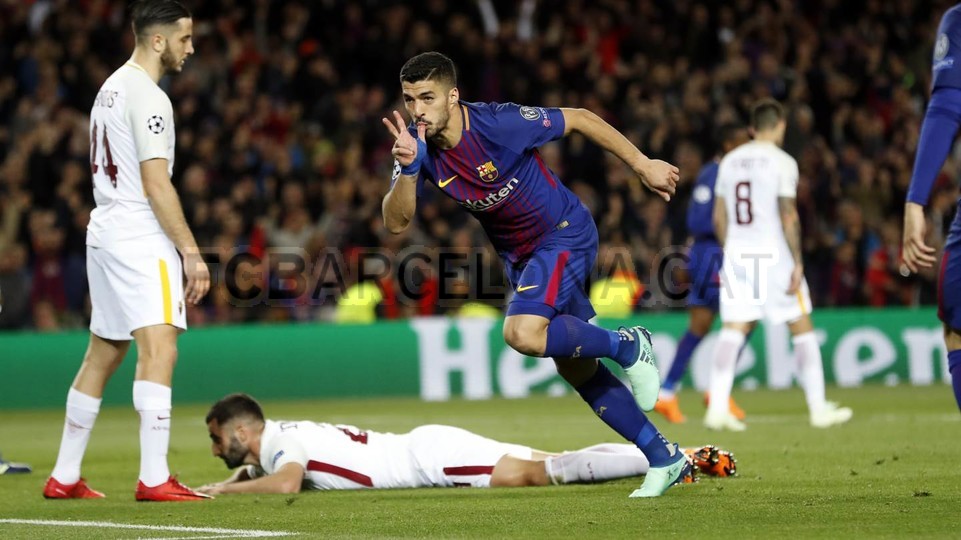 صور مباراة : برشلونة - روما 4-1 ( 04-04-2018 )  76920151