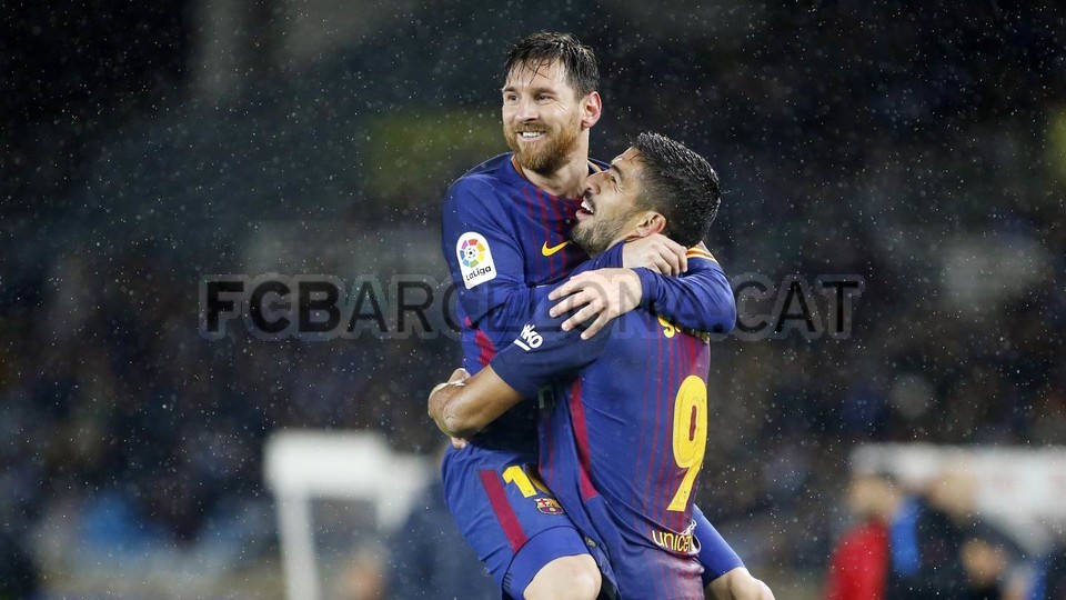 صور مباراة : ريال سوسيداد - برشلونة 2-4 ( 14-01-2018 )  66254434
