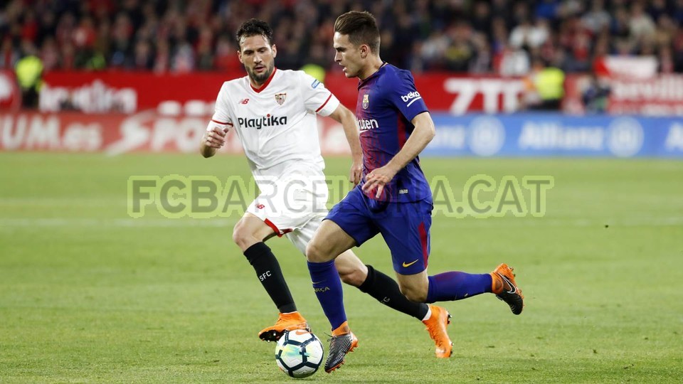 صور مباراة : إشبيلية - برشلونة 2-2 ( 31-03-2018 )  76293986